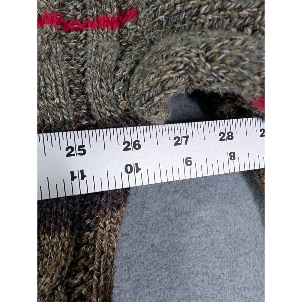 VTG Chaps Ralph Lauren USA Made Cotton Cable Knit Sweater XL Grandpa Grunge